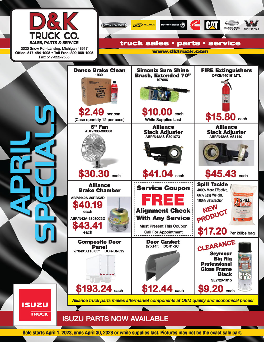 Parts Specials